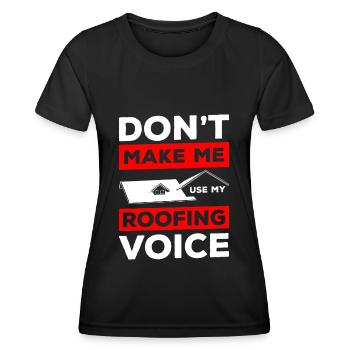 Maison du marteau artisanal - T-shirt sport Femme - noir - Devant - AI Model Female 172 light (172cm)