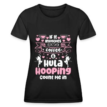 Fitness Fun - T-shirt sport Femme - noir - Devant - AI Model Female 172 light (172cm)
