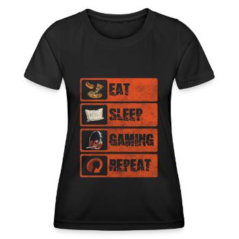 Manette Gamer Legend - T-shirt sport Femme - noir - Devant - AI Model Female 172 light (172cm)