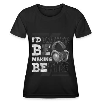 Party Musicians Crowd Life - Women's Functional T-Shirt - black - Front - AI Model Female 172 light (172cm)