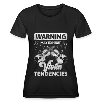 Musiker Musikverein Musikunterricht - Frauen Funktions-T-Shirt - Schwarz - Vorne - AI Model Female 172 light (172cm)