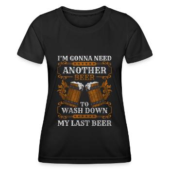 Party Feiern Bier Squad - Frauen Funktions-T-Shirt - Schwarz - Vorne - AI Model Female 172 light (172cm)