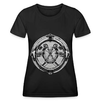 Rave Party Strahlen - Frauen Funktions-T-Shirt - Schwarz - Vorne - AI Model Female 172 light (172cm)