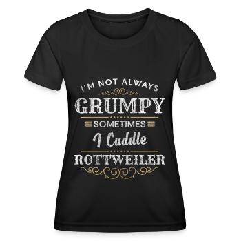 Pedigree Dog Dog Breed Dog Owner Supervisor - Women's Functional T-Shirt - black - Front - AI Model Female 172 light (172cm)