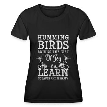 Vogel Tierschutz Zauberei - Frauen Funktions-T-Shirt - Schwarz - Vorne - AI Model Female 172 light (172cm)