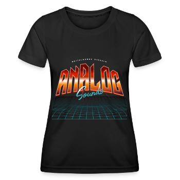 Analog Sounds Synthesizer - Women's Functional T-Shirt - black - Front - AI Model Female 172 light (172cm)