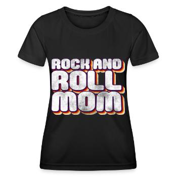 Rock and Roll Mother Rock Music - Women's Functional T-Shirt - black - Front - AI Model Female 172 light (172cm)