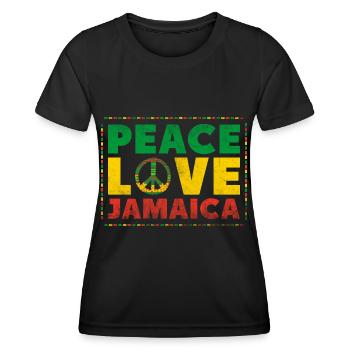 Jamaica Jamaica Love - Women's Functional T-Shirt - black - Front - AI Model Female 172 light (172cm)