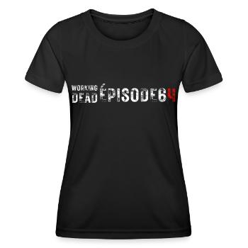 réforme des retraites manifestation - T-shirt sport Femme - noir - Devant - AI Model Female 172 light (172cm)