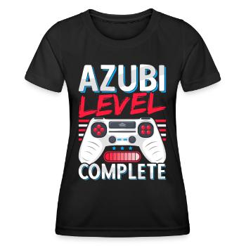 Ausbildung bestanden Azubi Auszubildender Abschluß - Frauen Funktions-T-Shirt - Schwarz - Vorne - AI Model Female 172 light (172cm)