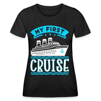 Croisière Croisière Croisière Vacances - T-shirt sport Femme - noir - Devant - AI Model Female 172 light (172cm)
