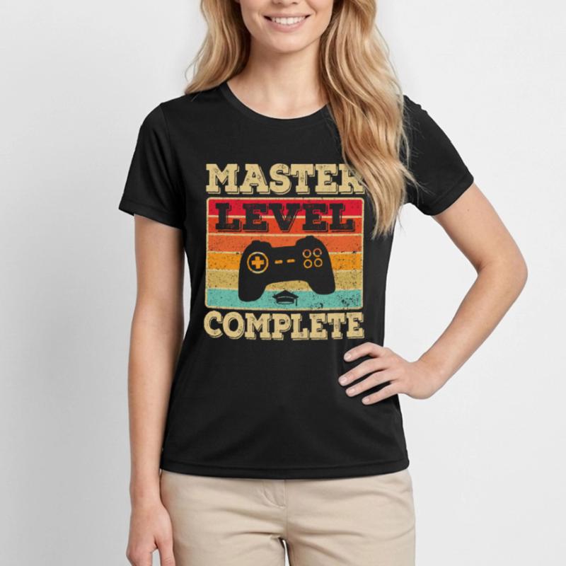 Master Abschluss Absolvent BWL Student Studium Frauen Funktions-T-Shirt