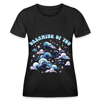 Paroles Mélomanes Auteurs-compositeurs Festival de musique - T-shirt sport Femme - noir - Devant - AI Model Female 172 light (172cm)