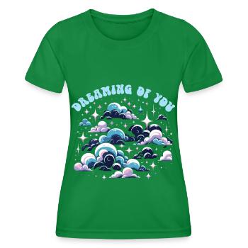 Paroles Mélomanes Auteurs-compositeurs Festival de musique - T-shirt sport Femme - vert - Devant - AI Model Female 172 dark (172cm)