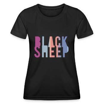 Black Sheep - Women's Functional T-Shirt - black - Front - AI Model Female 172 light (172cm)