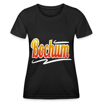 Bochum - T-shirt sport Femme - noir - Devant - AI Model Female 172 light (172cm)