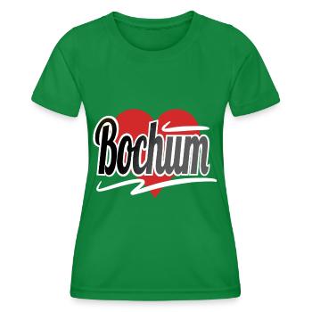 Bochum - Women's Functional T-Shirt - kelly green - Front - AI Model Female 172 dark (172cm)