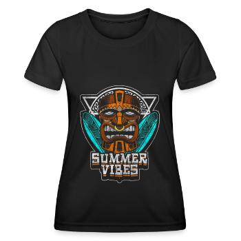 Inka Kultur Südamerika - Frauen Funktions-T-Shirt - Schwarz - Vorne - AI Model Female 172 light (172cm)