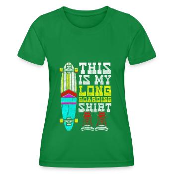 Skater Mountain Board - T-shirt sport Femme - vert - Devant - AI Model Female 172 dark (172cm)
