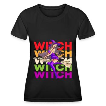 Witchcraft Magic Witches - Women's Functional T-Shirt - black - Front - AI Model Female 172 light (172cm)