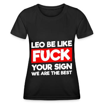 Horoscope Zodiaque Bonheur - T-shirt sport Femme - noir - Devant - AI Model Female 172 light (172cm)
