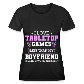 Brettspiele Spielfigur Brett - Frauen Funktions-T-Shirt - Schwarz - Vorne - AI Model Female 172 light (172cm)