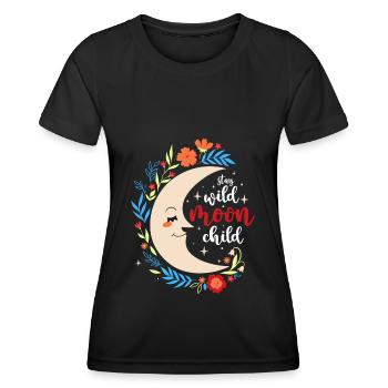 Rune Sky Form Meaning - Women's Functional T-Shirt - black - Front - AI Model Female 172 light (172cm)