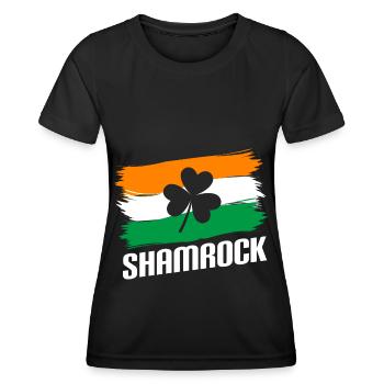 Glücklich Positiv Geld - Frauen Funktions-T-Shirt - Schwarz - Vorne - AI Model Female 172 light (172cm)