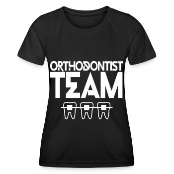 Orthodontic team jaw orthodontics doctor - Women's Functional T-Shirt - black - Front - AI Model Female 172 light (172cm)