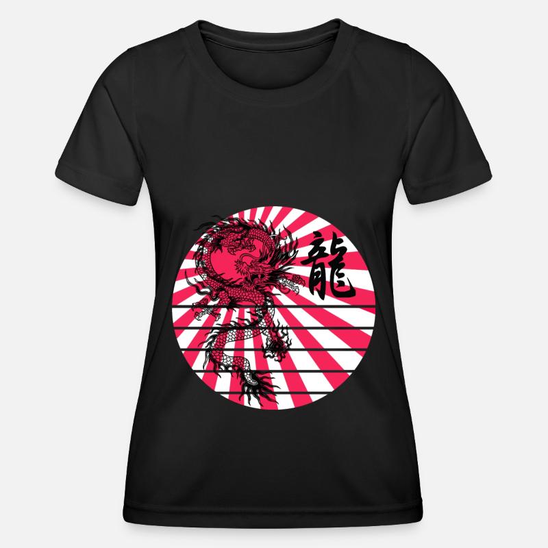 Dragon ryu - Women's Functional T-Shirt - black