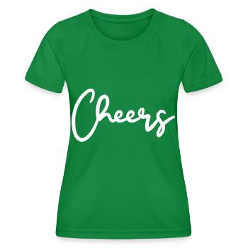 Vive le toast - T-shirt sport Femme - vert - Devant - AI Model Female 172 dark (172cm)