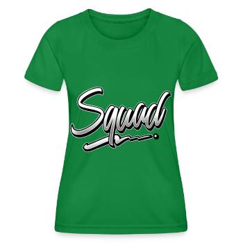 Squad - Women's Functional T-Shirt - kelly green - Front - AI Model Female 172 dark (172cm)