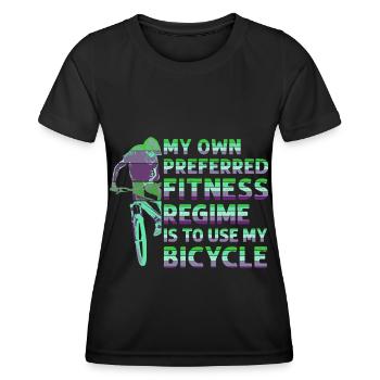Projet sans nom 65 - T-shirt sport Femme - noir - Devant - AI Model Female 172 light (172cm)