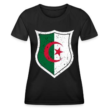 Algerien - Frauen Funktions-T-Shirt - Schwarz - Vorne - AI Model Female 172 light (172cm)