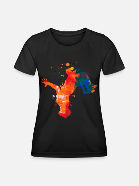 free running - Women's Functional T-Shirt - black