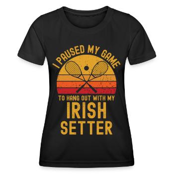 Squash and Irish Setter - Women's Functional T-Shirt - black - Front - AI Model Female 172 light (172cm)