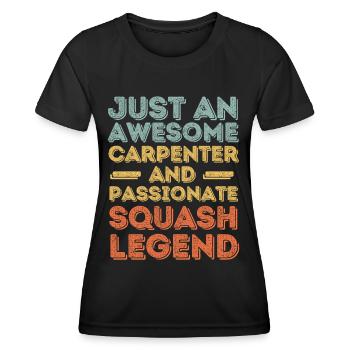 Zimmermann Squash retro - Women's Functional T-Shirt - black - Front - AI Model Female 172 light (172cm)
