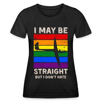 Gliding LGBT Rights - Women's Functional T-Shirt - black - Front - AI Model Female 172 light (172cm)