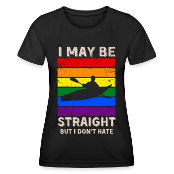 Canoeing LGBT Rights - Women's Functional T-Shirt - black - Front - AI Model Female 172 light (172cm)