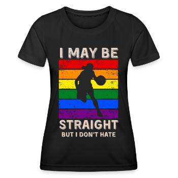 Basketball LGBT Rights - Women's Functional T-Shirt - black - Front - AI Model Female 172 light (172cm)