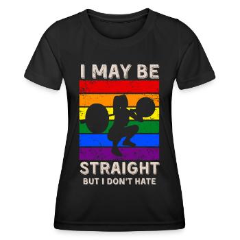 Gewichtheben LGBT-Rechte - Frauen Funktions-T-Shirt - Schwarz - Vorne - AI Model Female 172 light (172cm)
