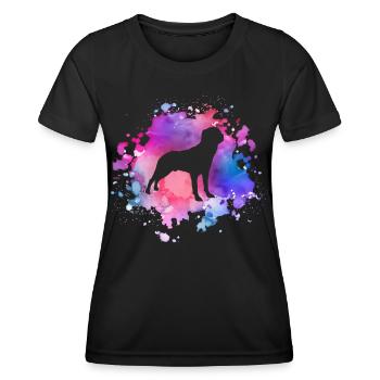 Rottweiler dog lover - Women's Functional T-Shirt - black - Front - AI Model Female 172 light (172cm)