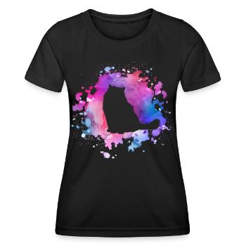 Ragdoll Katzenliebhaber - Frauen Funktions-T-Shirt - Schwarz - Vorne - AI Model Female 172 light (172cm)