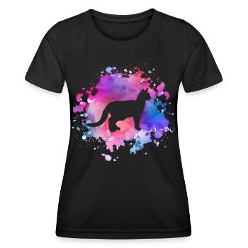 Siamkatzenliebhaber - Frauen Funktions-T-Shirt - Schwarz - Vorne - AI Model Female 172 light (172cm)