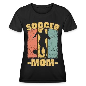 Soccer Mom - Women's Functional T-Shirt - black - Front - AI Model Female 172 light (172cm)