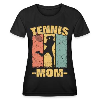 Tennis Mom - Women's Functional T-Shirt - black - Front - AI Model Female 172 light (172cm)
