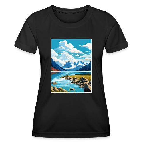 Glacier Bay National Park Alaska Travel Poster - Women's Functional T-Shirt