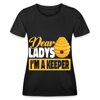 Beekeepers Bees Honey bees Beekeeping - Women's Functional T-Shirt - black - Front - AI Model Female 172 light (172cm)