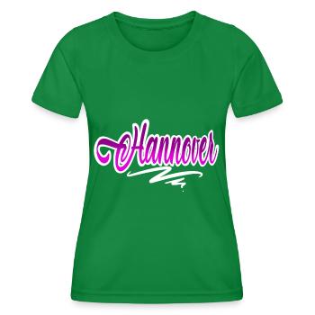 Hanovre - T-shirt sport Femme - vert - Devant - AI Model Female 172 dark (172cm)