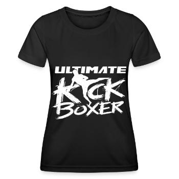 Kickboxing Kickboxing Ultime Kickboxing - T-shirt sport Femme - noir - Devant - AI Model Female 172 light (172cm)